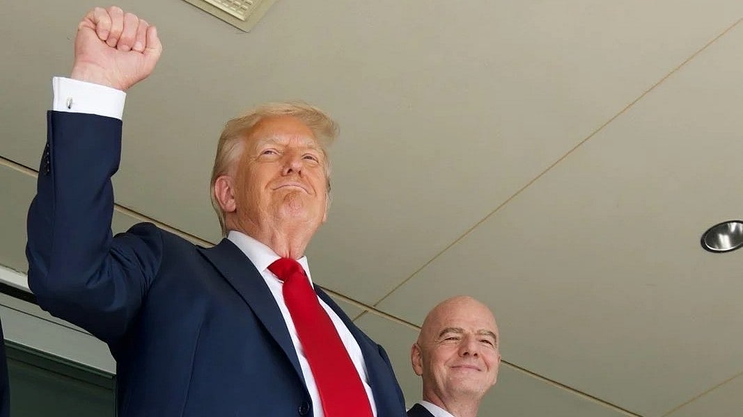 Donald Trump at the FIFA Club World Cup final