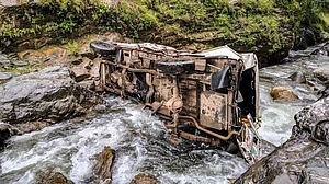 Eight killed, five injured as jeep falls into gorge in Uttarakhand’s Pithoragarh