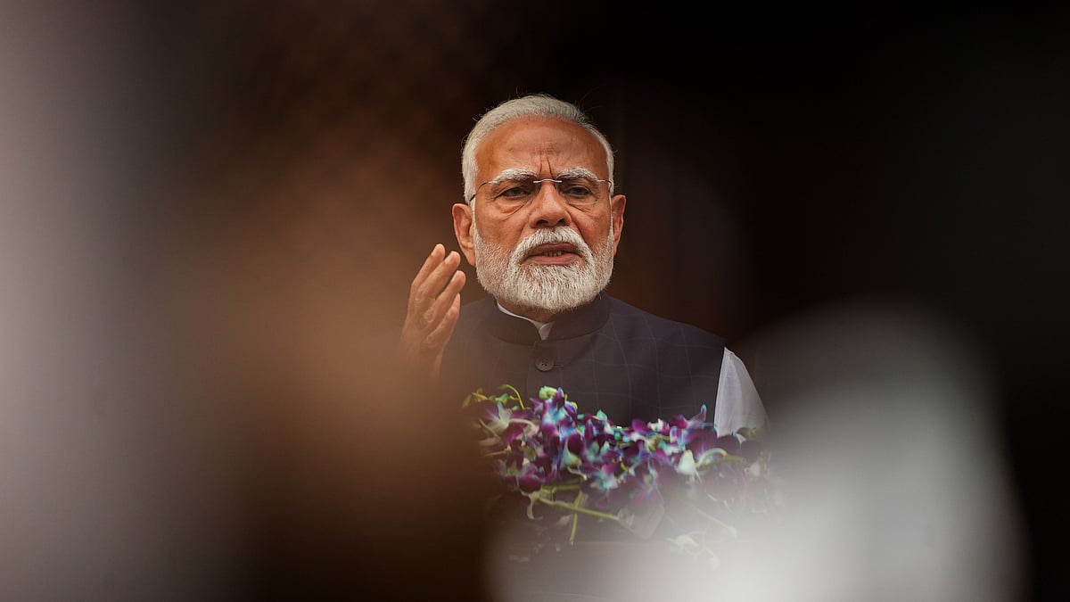 PM Narendra Modi's address outside Parliament before the commencement of the Monsoon Session