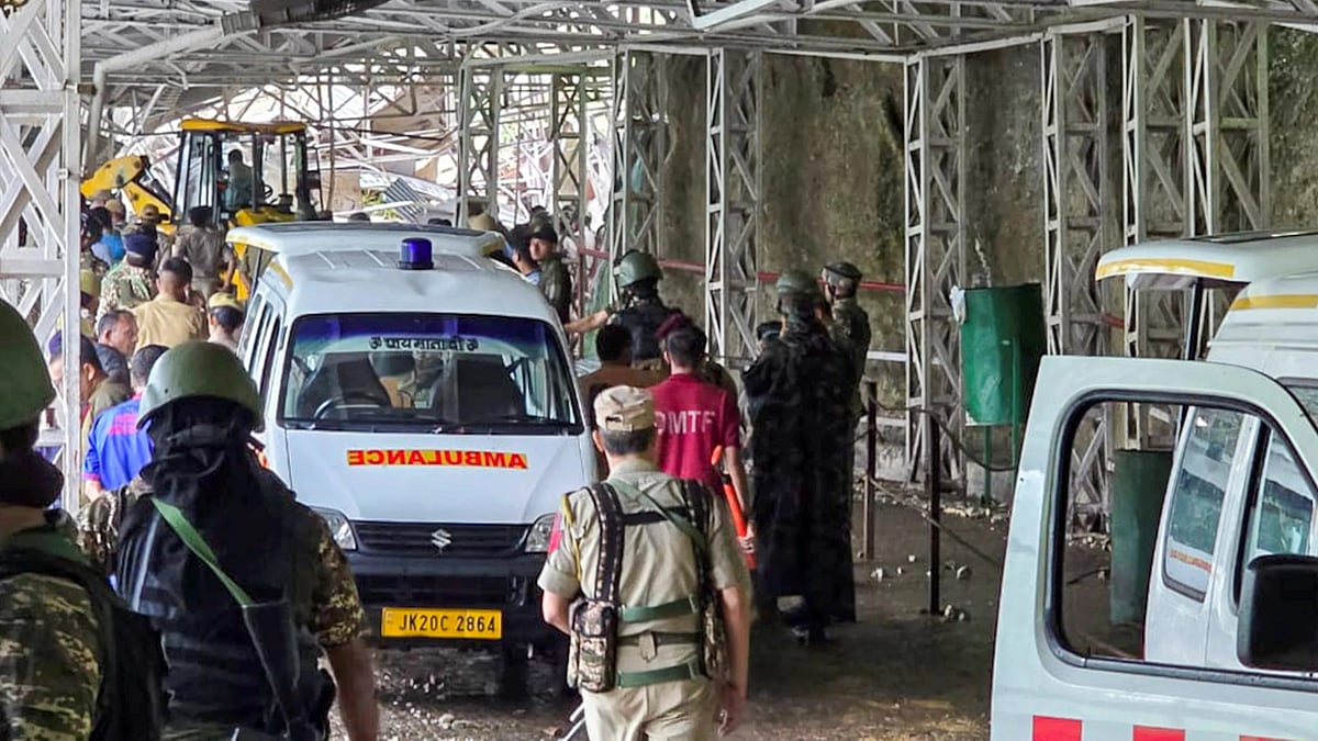 Landslide hits Vaishno Devi track in J&K’s Reasi; one dead, 10 injured