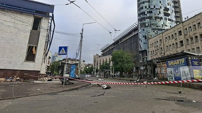 An image of Kyiv shared on social media (photo courtesy: @LeeGolden6/X)
