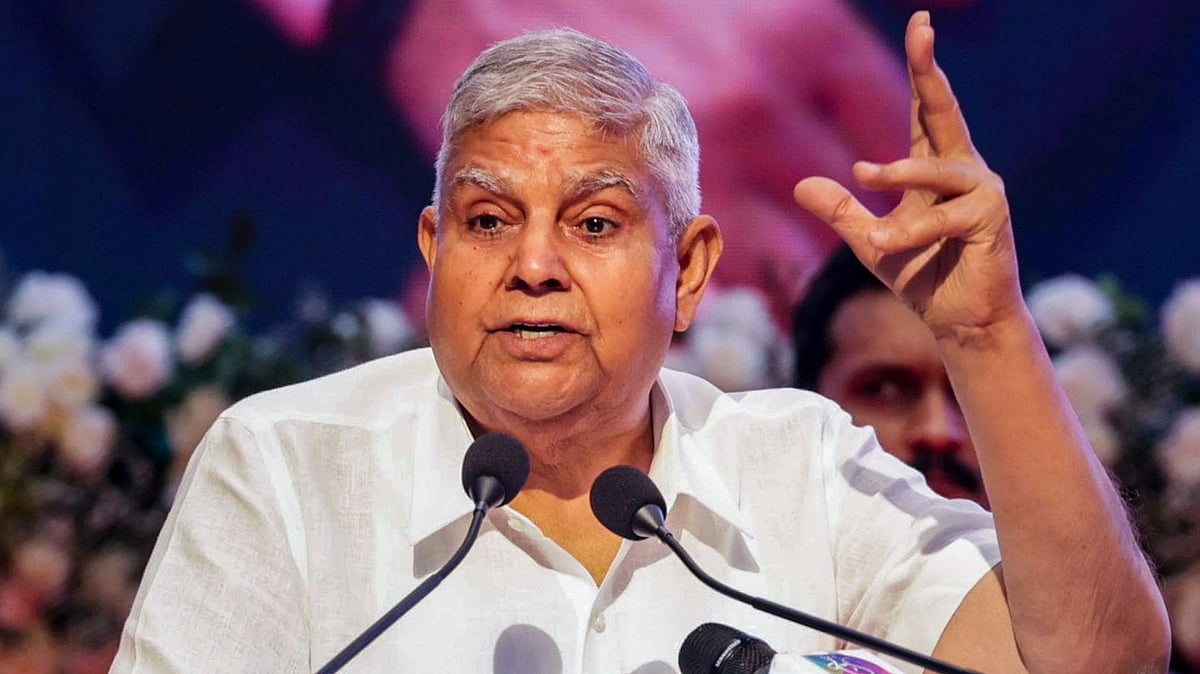 Was vice-president Jagdeep Dhankhar asked to resign?