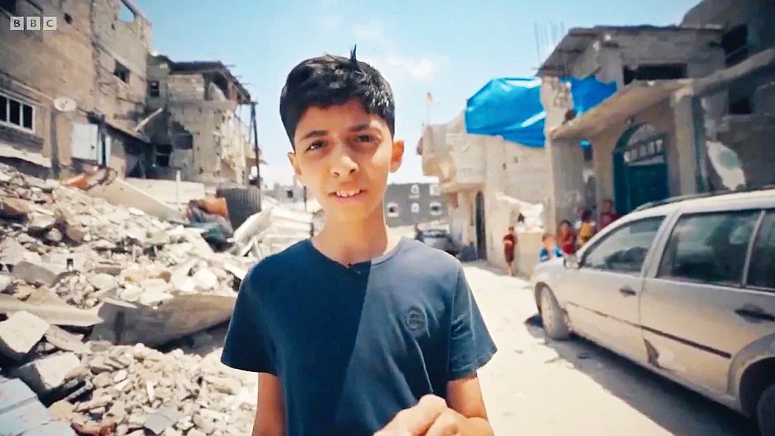 A still from Gaza: How to Survive a Warzone