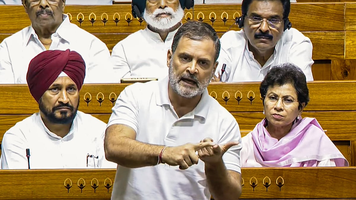 If he has 50 pc courage of Indira Gandhi, let PM Modi say Trump is lying: Rahul Gandhi in LS