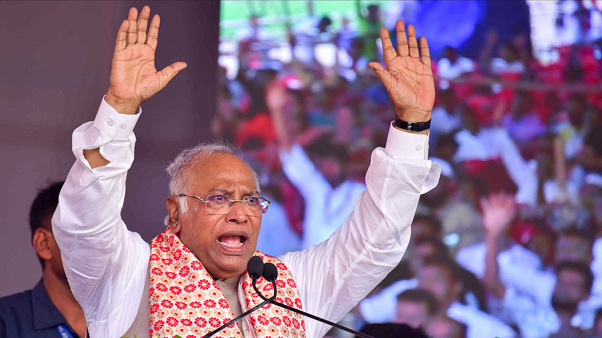 LoP and Congress president Mallikarjun Kharge