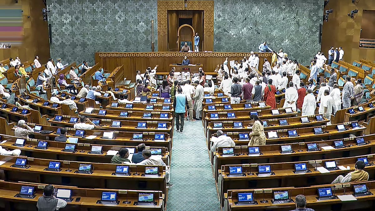 Lok Sabha adjourned till 4 p.m. amid Opposition protests