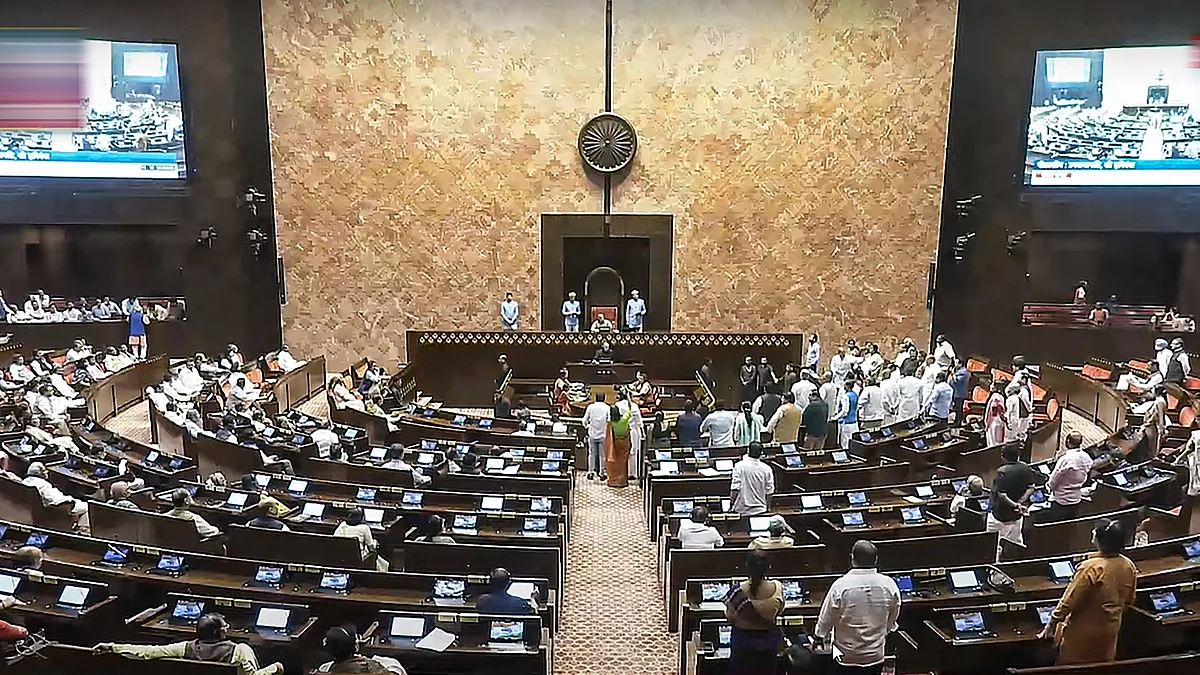 File photo of the Rajya Sabha