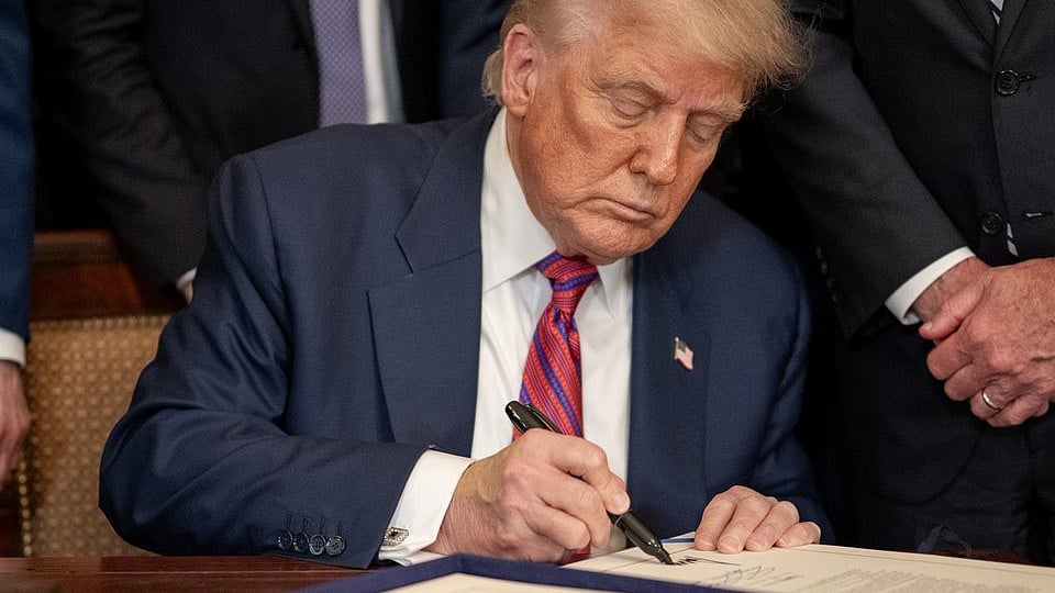 Trump’s new tariffs see shares worldwide slip as US dollar sinks