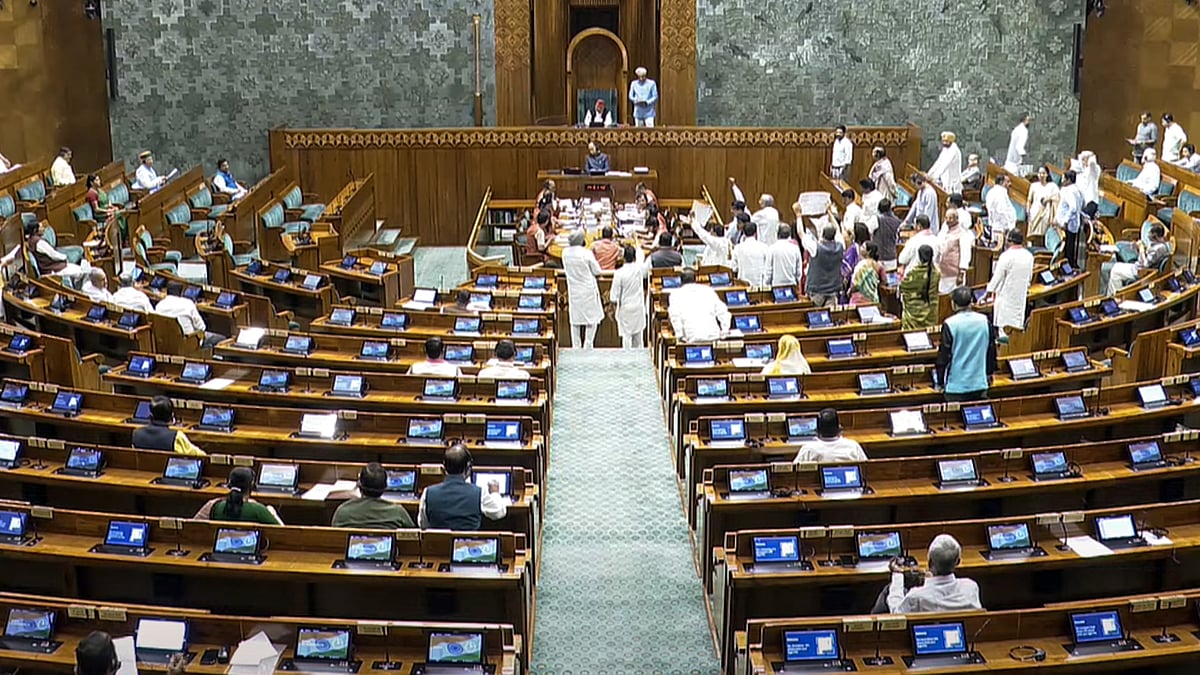 Lok Sabha in session on 31 July (photo: PTI)