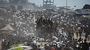 Israeli fire again kills Gaza aid-seekers as US envoy meets with hostages’ kin