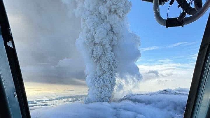 Russian volcano sends ash plume kilometres high in Kamchatka