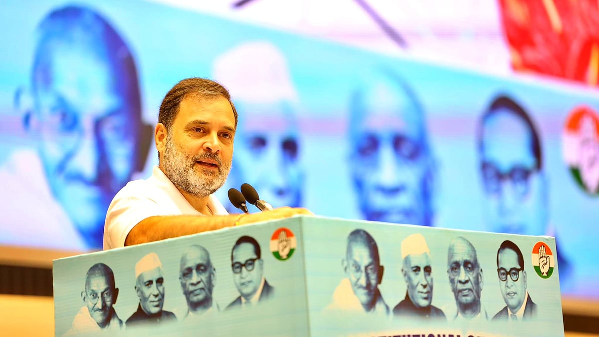 Rahul Gandhi at the AICC legal conclave in Delhi (photo: Rahul Gandhi/FB)