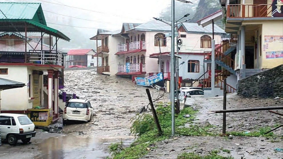 Dharali village in Uttarkashi swamped with sludge after flash floods on 5 August