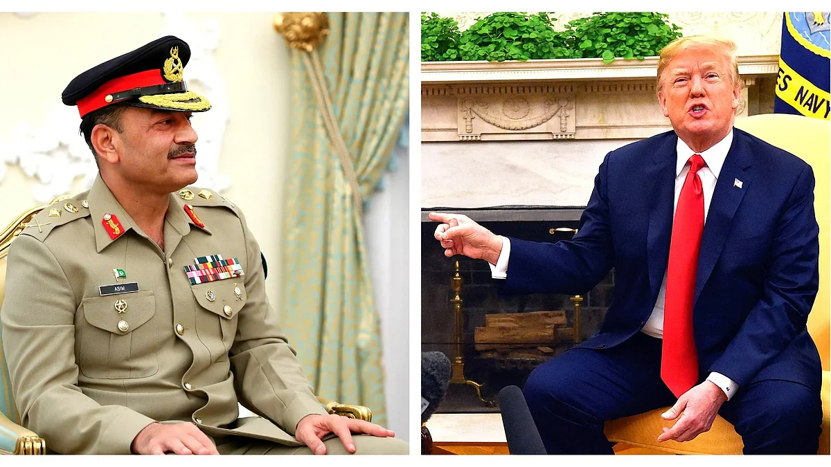 Asim Munir and Donald Trump