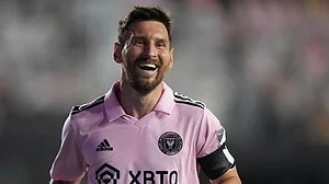 Leo Messi in Inter Miami colours