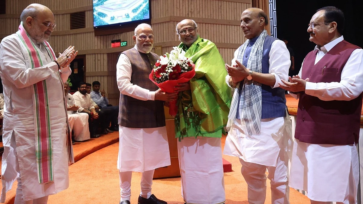 PM and BJP leaders applaud the NDA candidate for vice-presidency of India