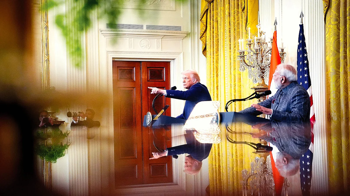 It's clear who calls the shots: Donald Trump and Narendra Modi in the White House
