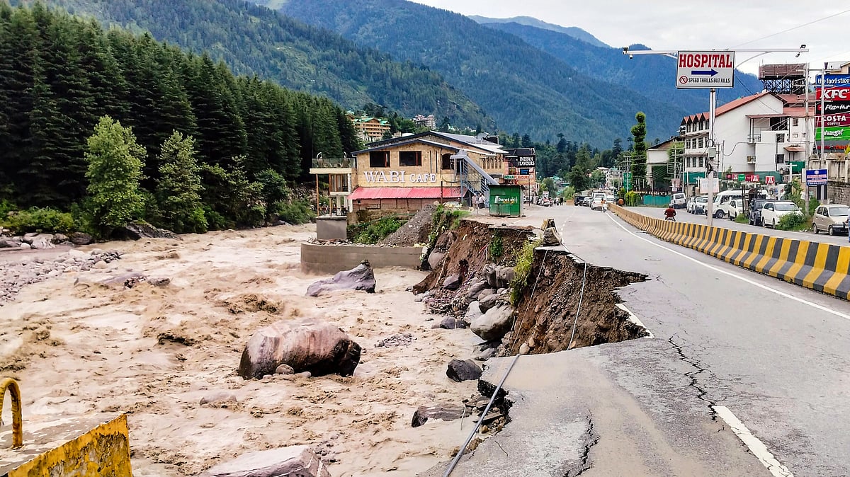 Landslides, road closures and school shutdowns as rains batter Himachal Pradesh