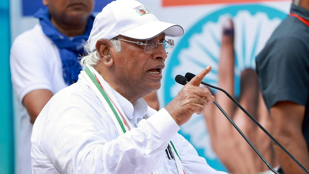 Congress chief Mallikarjun Kharge 