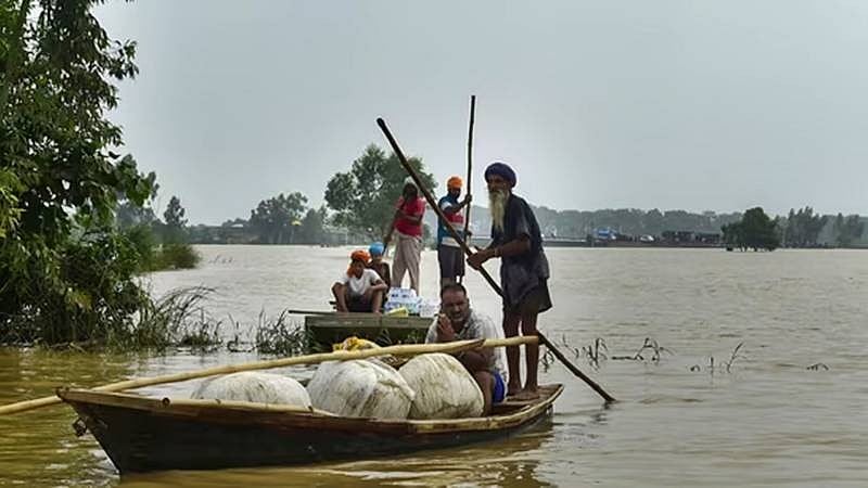 Punjab floods: Roads battered in Hoshiarpur; 13-km Beas embankment being considered