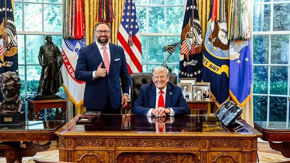 Jason Miller with Trump