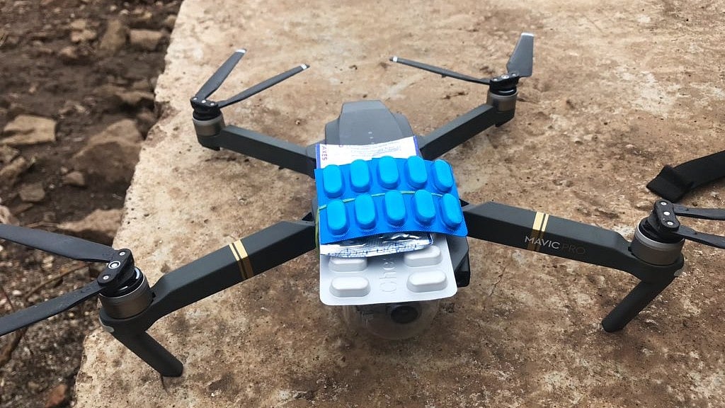 Drones deliver lifeline to stranded villagers in Kathua