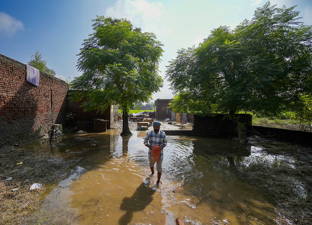 Floodwaters have begun to recede in several affected villages 