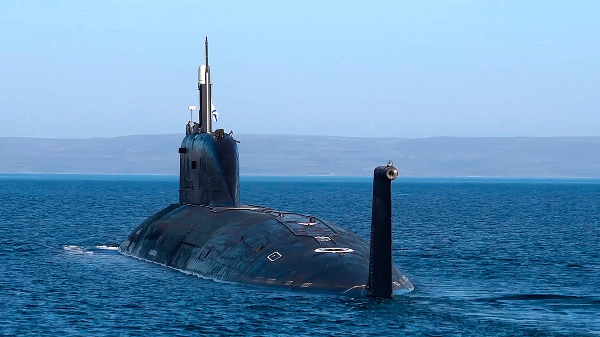  Russian nuclear submarine sets out to sea during joint Zapad 2025 drills with Belarus
