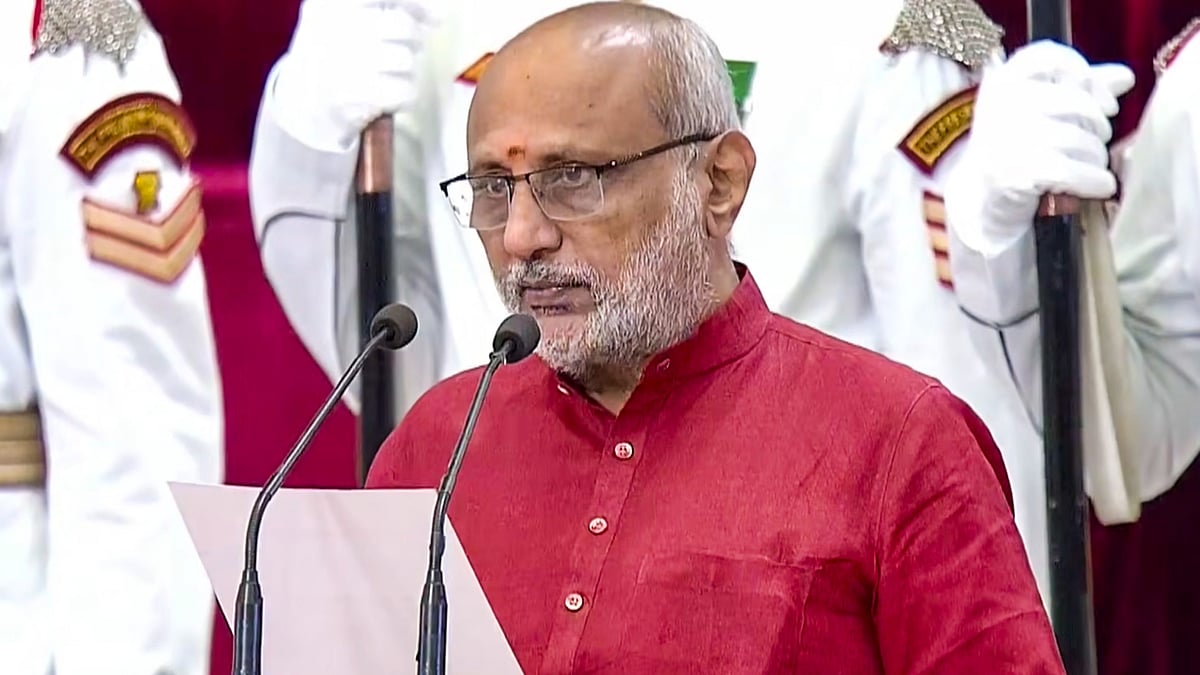 C.P. Radhakrishnan takes oath as 15th vice-president of India