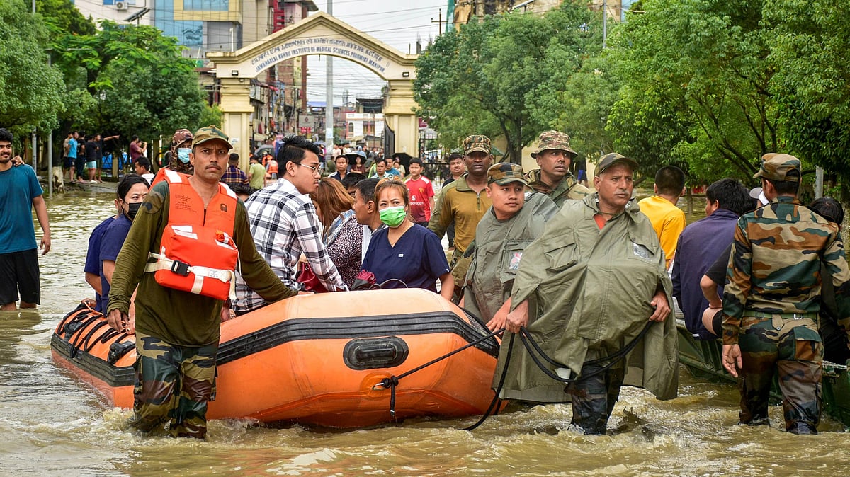 Monsoon floods devastate Manipur as rivers breach embankments