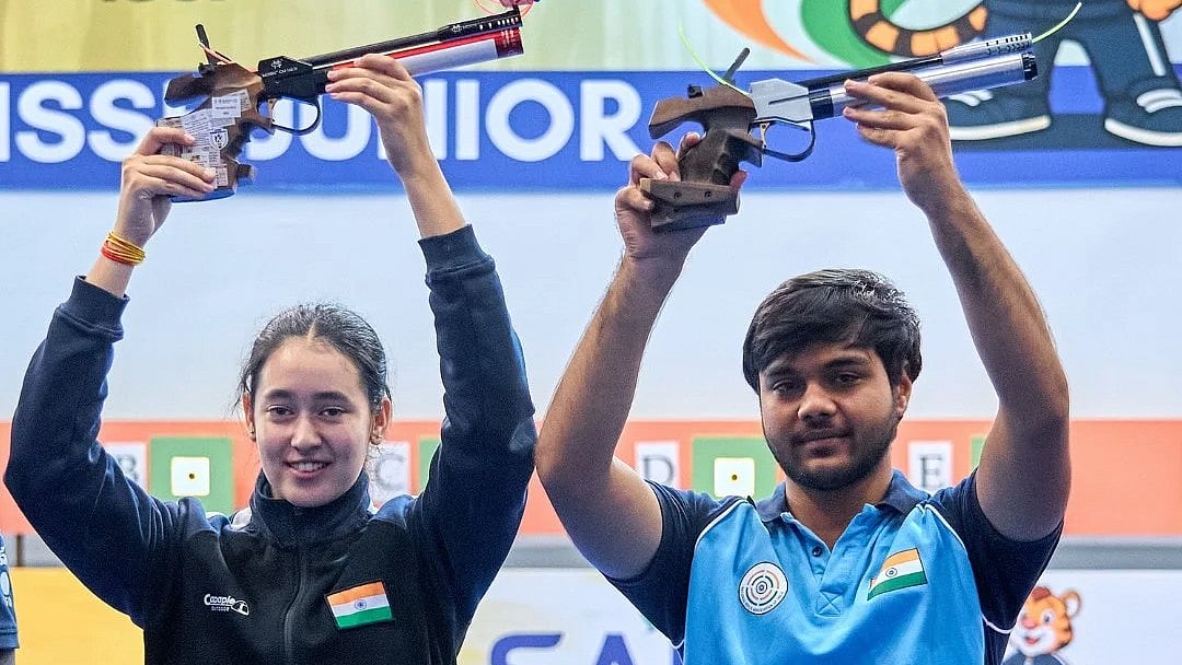 ISSF Jr World Cup: Indian shooters sweep 10m air pistol mixed team podium