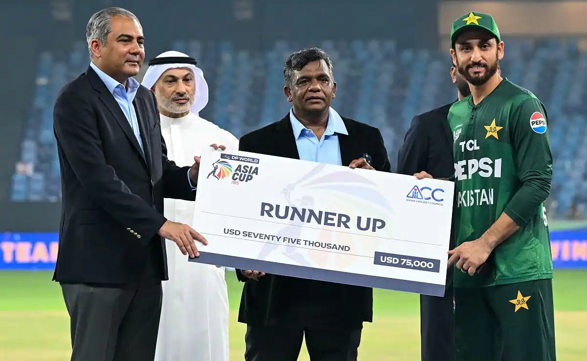 Pakistan skipper Salman Ali Agha threw away the runners' cheque after this