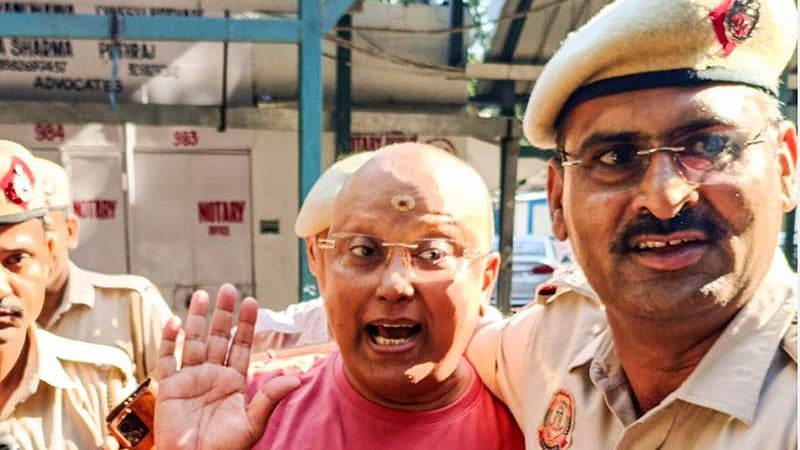 Delhi godman taken to institute campus; pornographic material seized