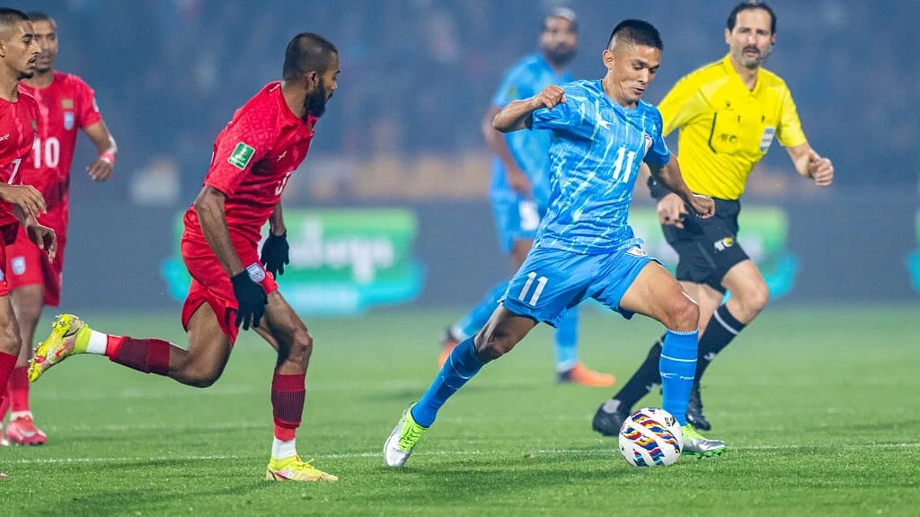 AFC qualifier: Sunil Chhetri, 41, still the go-to man for goals against Singapore