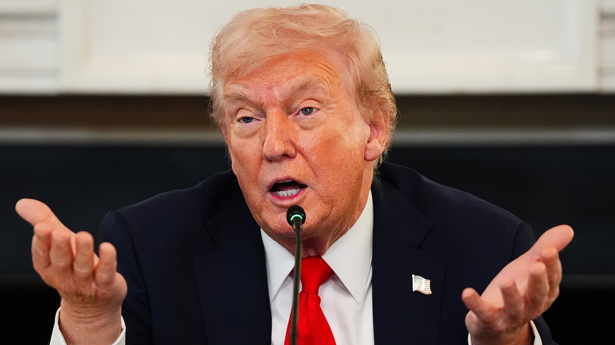 Donald Trump at the White House, 8 Oct