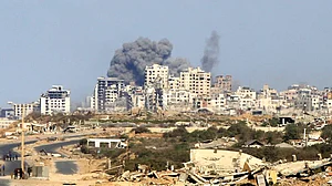 Ceasefire shattered: Gaza reverberates with the roar of war.