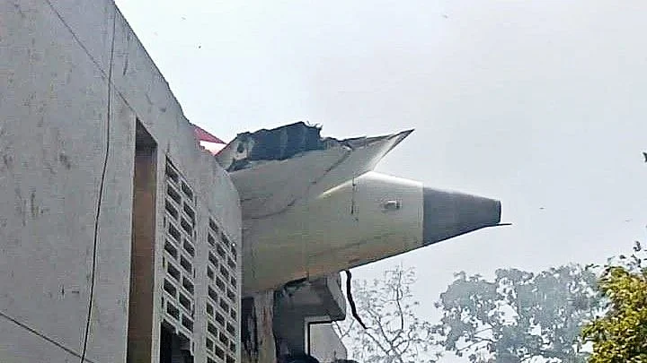 The aftermath of the Ahmedabad air crash