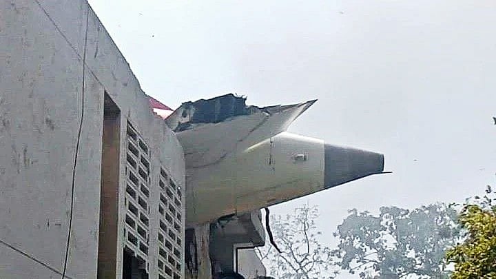The aftermath of the Ahmedabad air crash