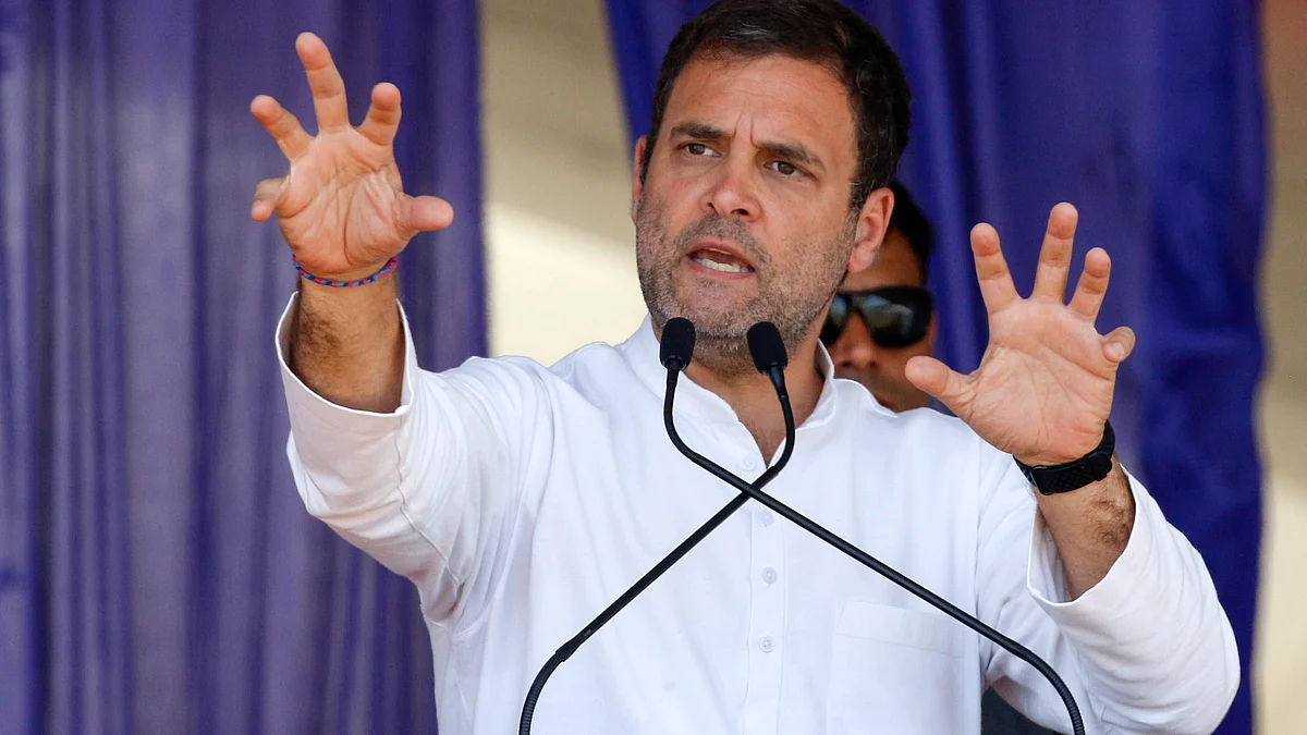 Congress leader Rahul Gandhi