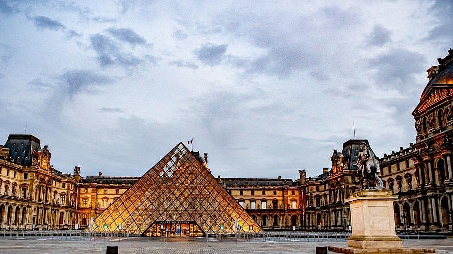 The Louvre in Paris is the world's most-visited museum