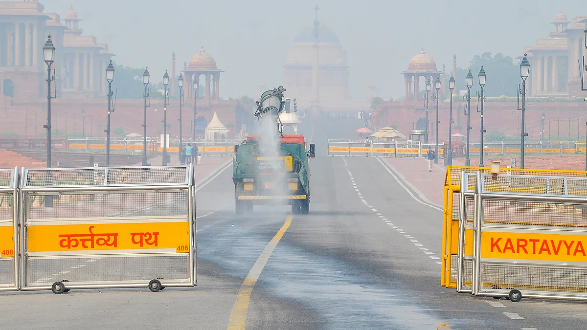 Post Diwali pollution in Delhi