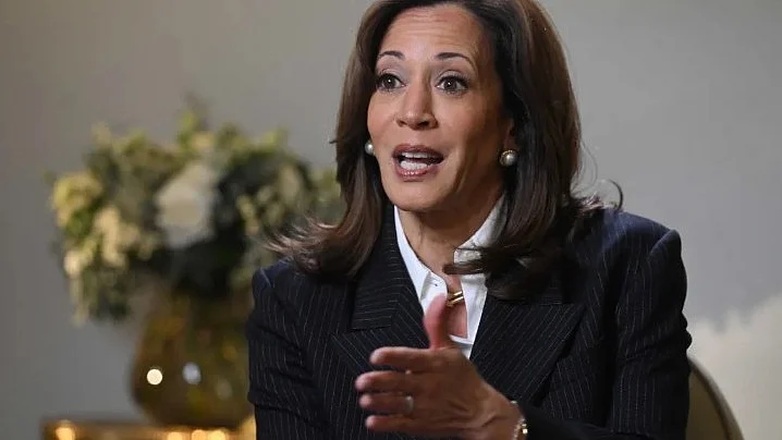 Former US vice-president Kamala Harris.