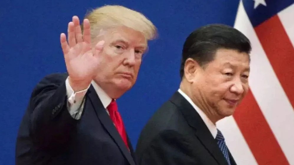Donald Trump with Xi Jinping