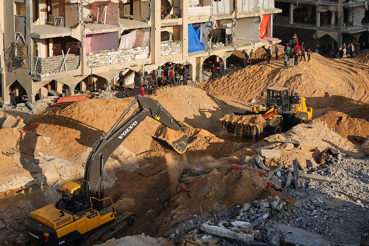 With Egypt’s support, a search for the missing bodies of Hamas hostages in Khan Younis
