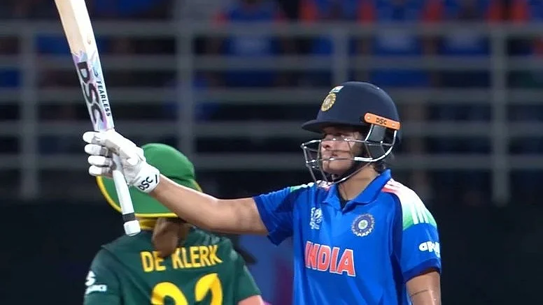 Shafali Verma on reaching 50 in the final