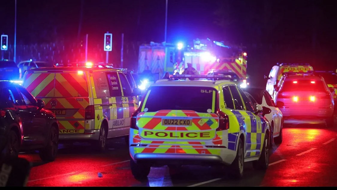 Counter terrorism squad in UK’s Cambridgeshire.