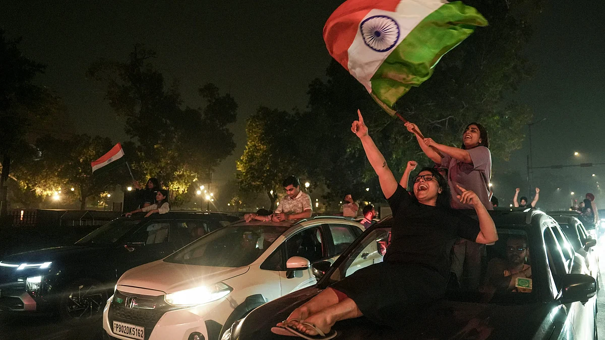 It was celebration time throughout the country at midnight