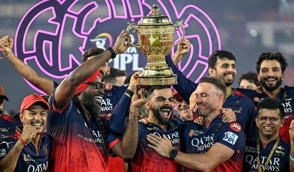Jubilant RCB after the IPL 2025 triumph