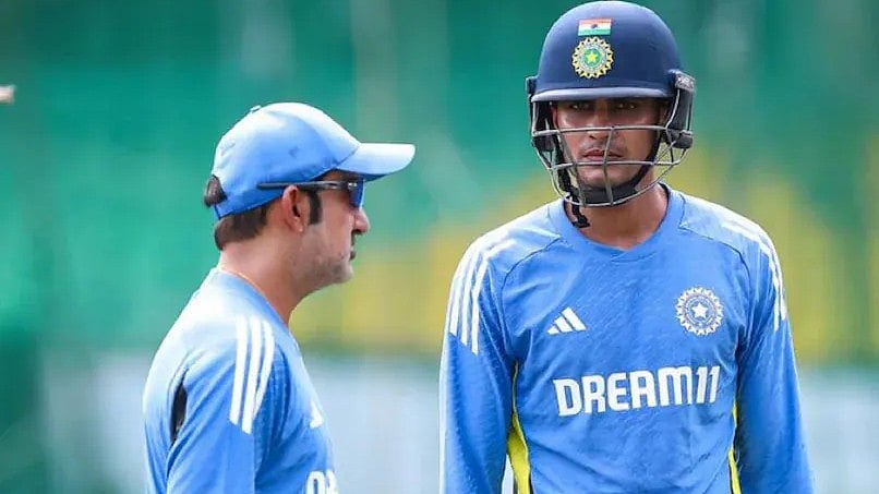 Shubman Gill and Gautam Gambhir