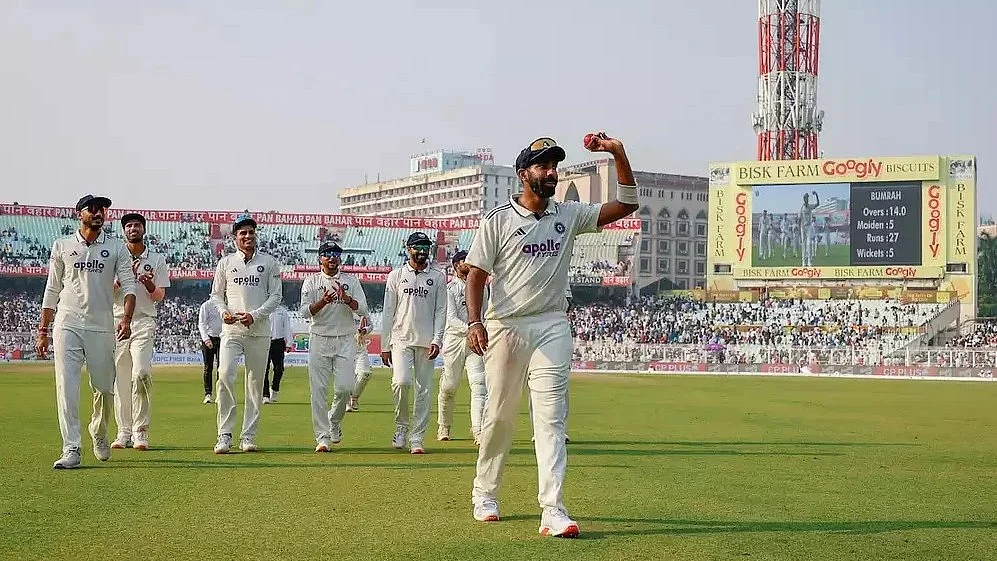 Bumrah after his five-wicket haul at the Eden Gardens
